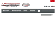 Tablet Screenshot of chartrandmarinerecreatif.com